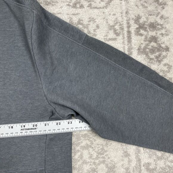 Nike Pullover Yoga Dri Fit Men's 1/2-Zip Training Crew Gray DD2186 Size Large - Picture 5 of 7